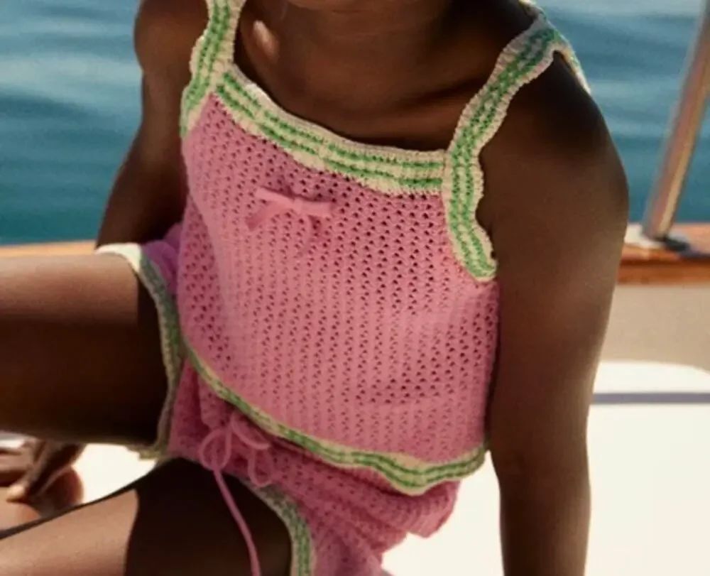 Bebe Organic Marina Top in Pink Floss Sz. 8Y